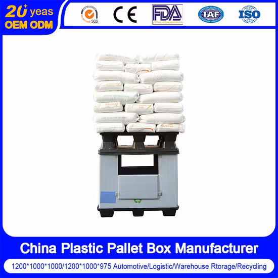 Heavy Duty Large Stackable Reusable Recyclable Industrial Car Parts Collapsible Custom Plastic Pallet Foldable Large PP Sleeve Honeycomb Coaming Box with Lock