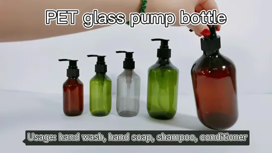 Янтарно-серый роскошный экологически чистый мыло для рук, мыло для тела, пластиковый насос для домашних животных, бутылки для шампуня и кондиционера с насосом